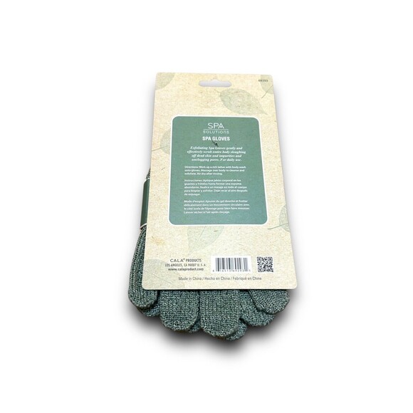 Spa Solutions Exfoliating Spa Gloves - Picture 2 of 3